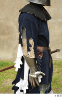  Photos Medieval Knight in cloth armor 3 Blue suit Medieval clothing gambeson upper body 0005.jpg